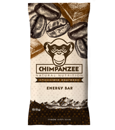 Chimpanzee Energy Bar Chocolate Espresso 55g