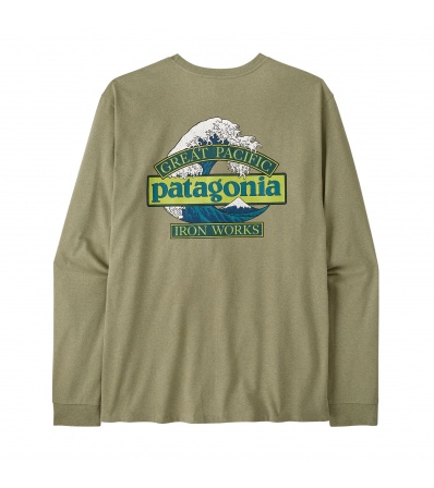 Patagonia Long Sleeved Great Waves Responsibili-Tee M's