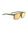 Sunglasses Rudy Overlap RP Multilaser Orange Metal Olive